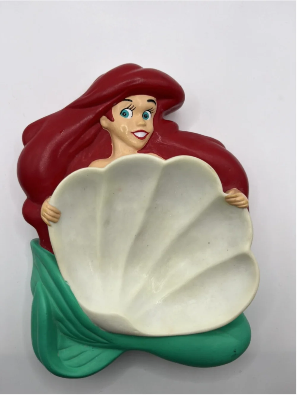 VTG Avon Disney The Little Mermaid Ariel Rubber Floating Soap Dish CUTE